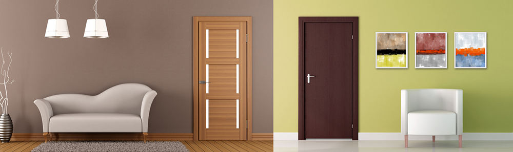 Interiors of homes in two different styles