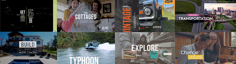 Video montages by a web designer in Columbus