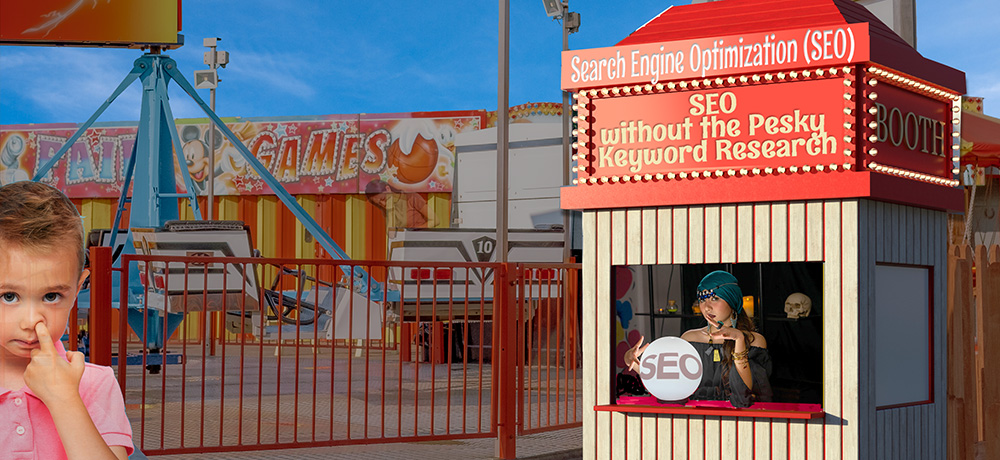 Web Design Company SEO Booth at State Fair